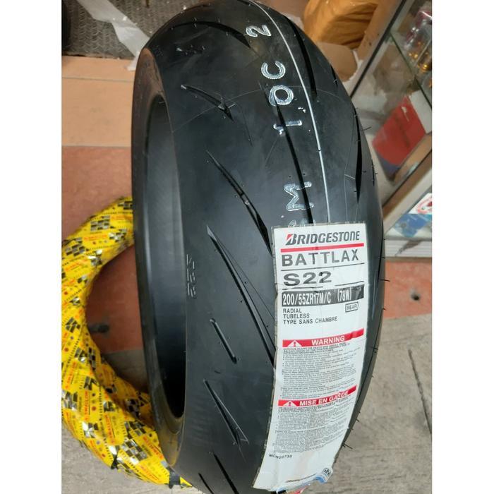 BAN BATTLAX S22 200-55 17 BAN BATTLAX BRIDGESTONE 200-55 17