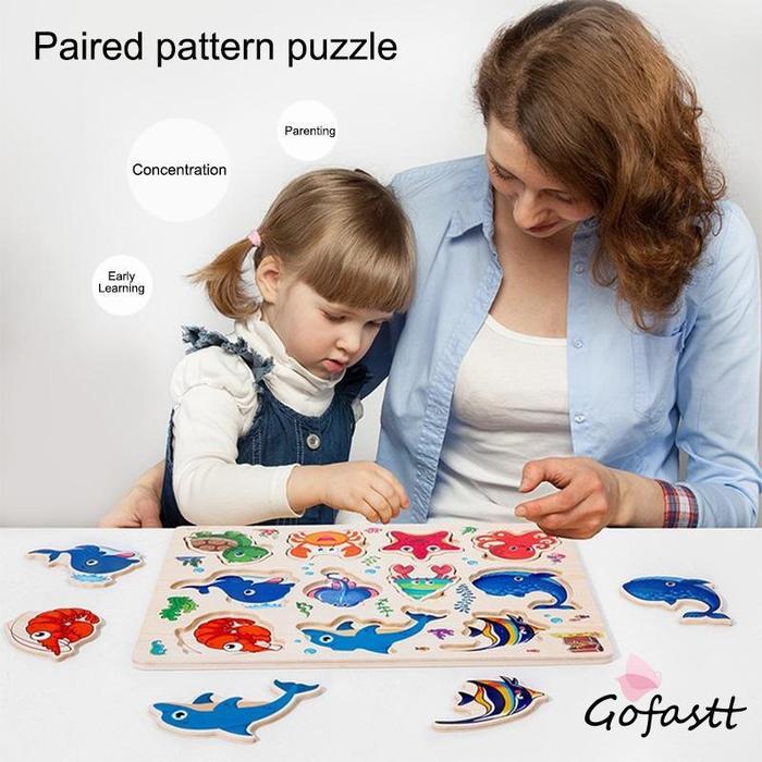 Puzzle Jigsaw Mainan Puzzle Kayu Jigsaw Puzzle Puzzle Anak Wooden Puzzle Wooden Toys Mainan Kayu G