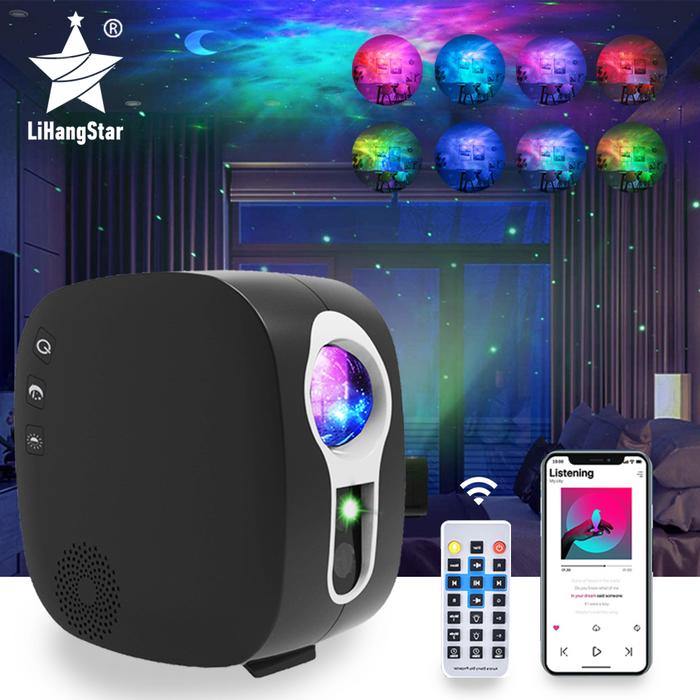 Proyektor Bintang Bluetooth LED Lampu Malam Galaxy Nebula Ocean