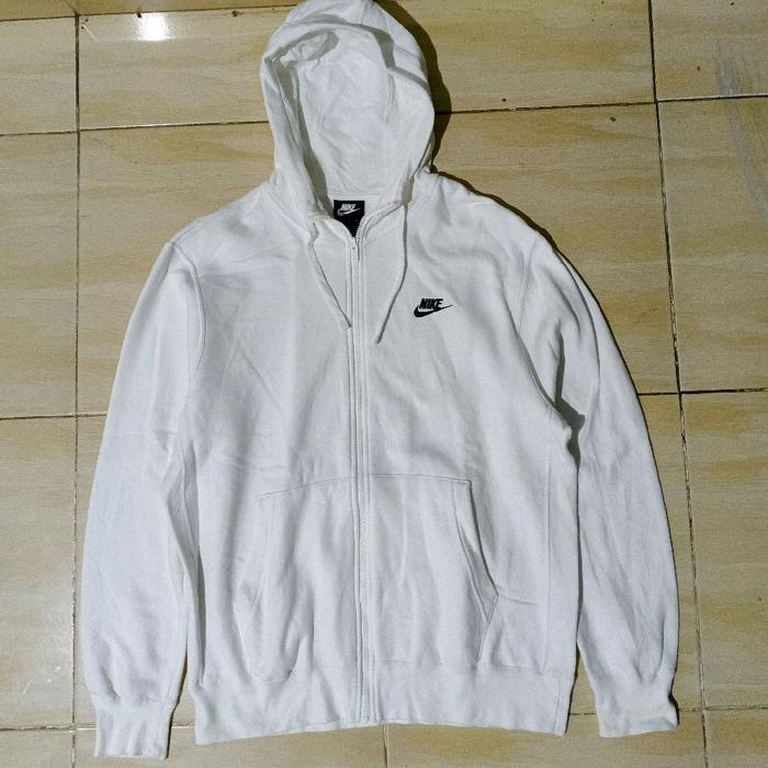 ZIP HOODIE NIKE PUTIH  VERY GOOD CONDITION