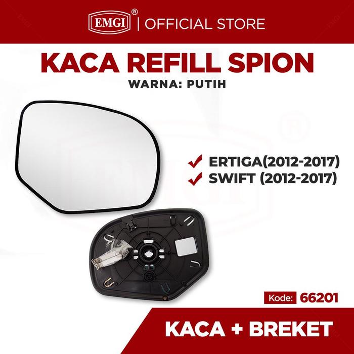 Kaca Spion Refill - Spion Mobil Ertiga/Swift 2012 2013 2014 2015 2016 2017