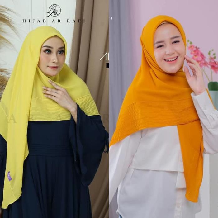 SEGIEMPAT POLOS ARRAFI AR 418 Kerudung Segi