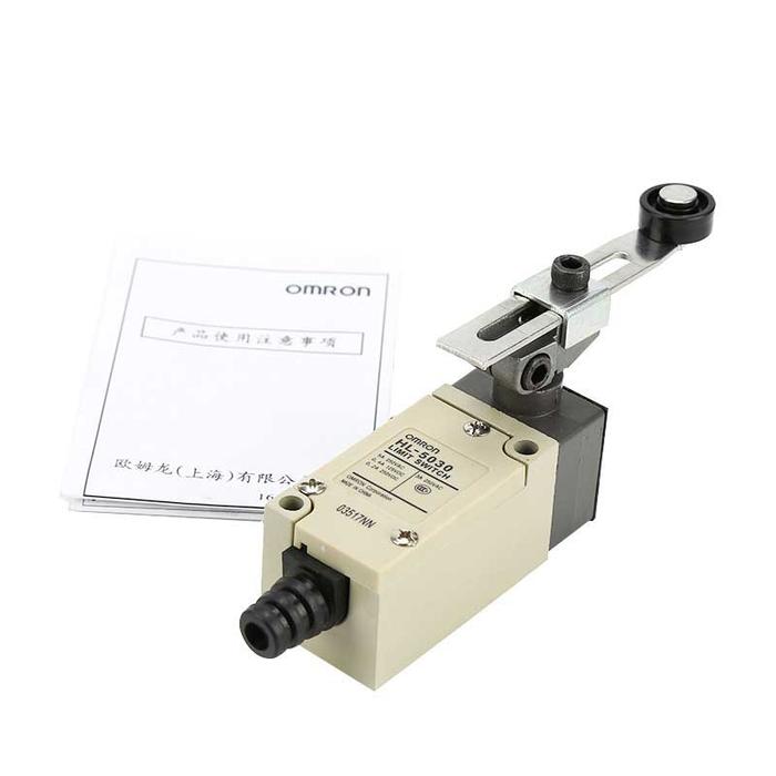 Omron Limit Switch HL-5030 Momentary Roller Switch Lever Adjustable