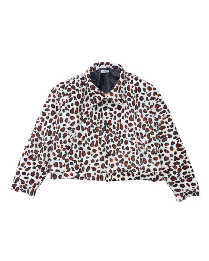 DURCHVOLK / VJJ518 / Jaket Outer Wol Work Jacket Jeans Boxy Cut Pria Wanita Leopard