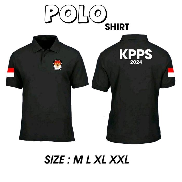 KAOS POLO KPU KPPS 2024 Pendek