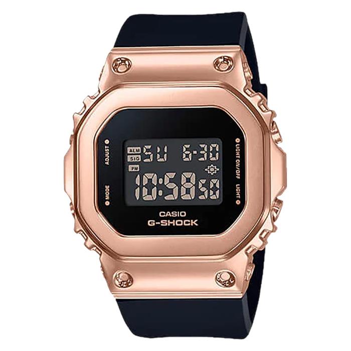 Jam Tangan Wanita Casio G-Shock GM-S5600PG-1DR GM-S5600PG GMS5600PG S Series Metal Square Ladies Dig