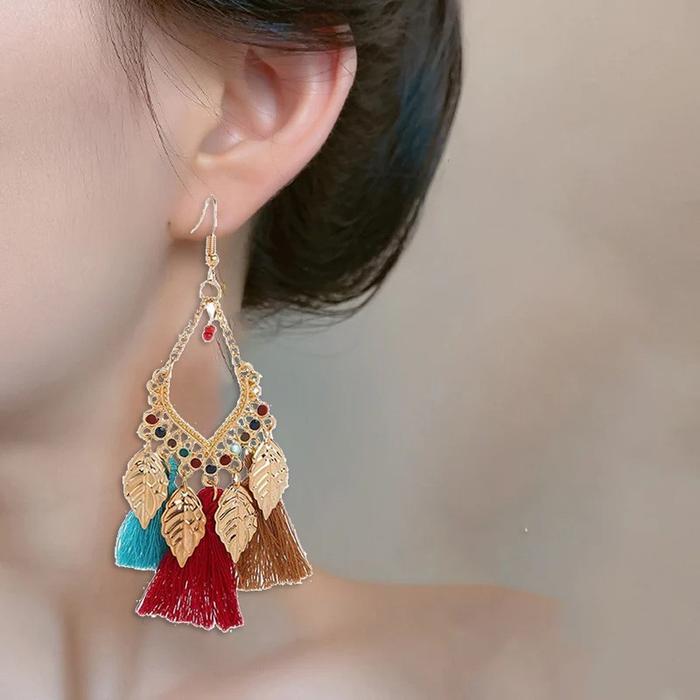 Anting Rumbai Anting Etnik Anting Pantai Vintage Bali Fashion Anting Bohemian Etnik
