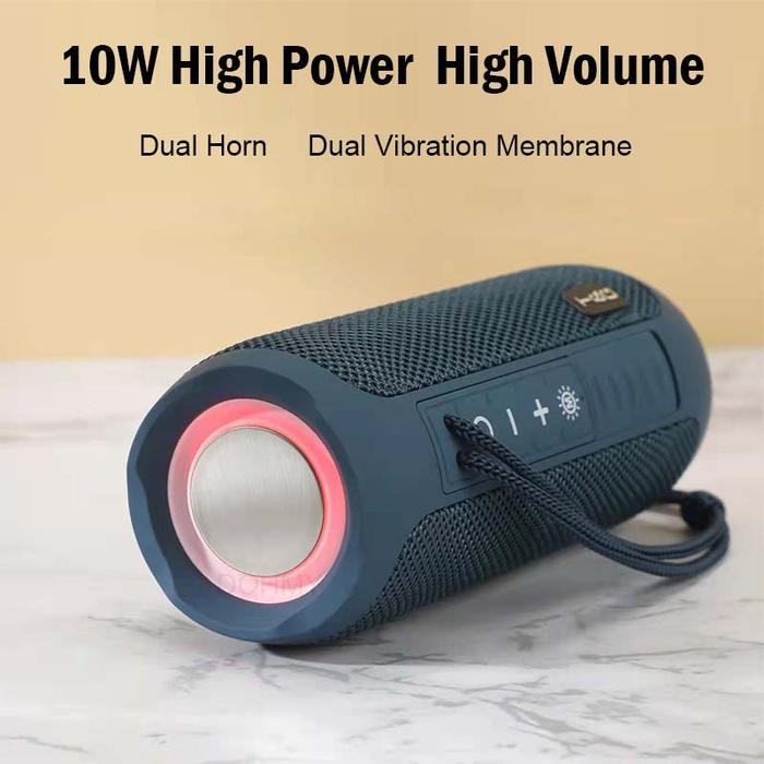 High Power Portable Wireless Speakers Stereo Mini Subwoofer Column