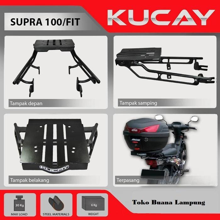 Bracket Motor Kucay supra fit lama / Breket Kucay supra lama