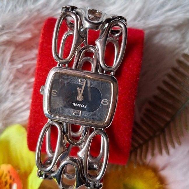 Jam Tangan Wanita Fossil ES-1885 Bangle Watch (Preloved)