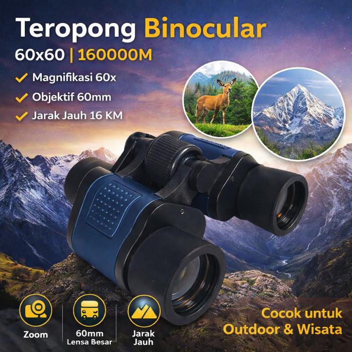 Mutiaramall - Teropong Binocular Outdoor | Magnification 60x60 | Teropong Portable