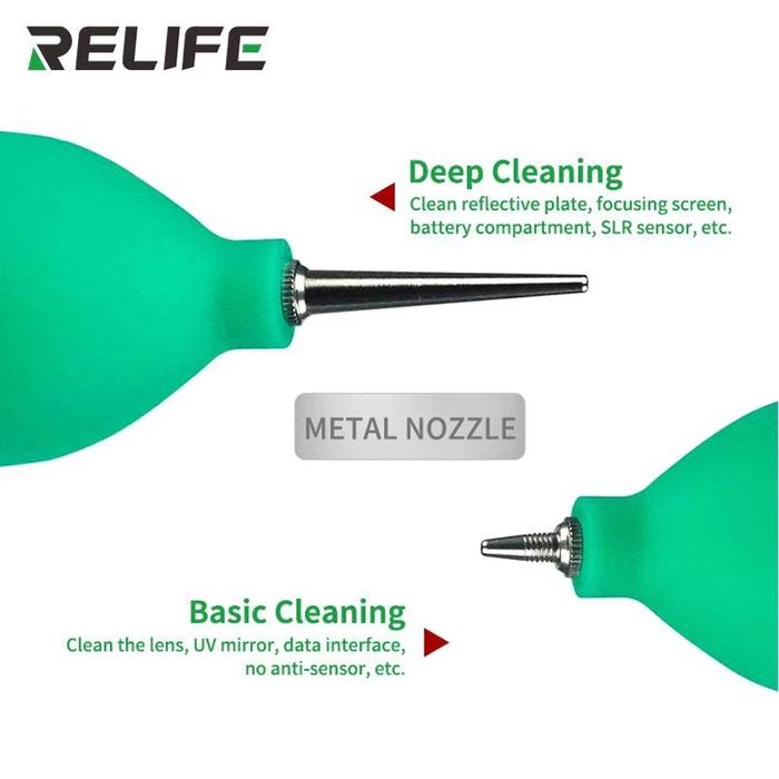Relife RL-043A 2 In 1 Phone Repair Dust Cleaner Air Blower Ball Dust