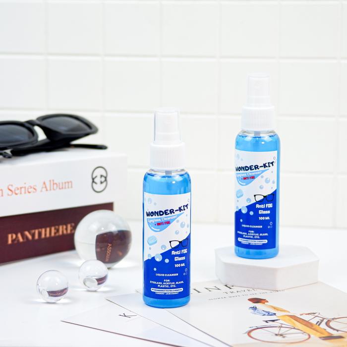 CAIRAN PEMBERSIH KACAMATA AJAIB WONDERKIT EYEGLASS CLEANSER EFEK DAUN TALAS ANTI EMBUN ANTI AIR