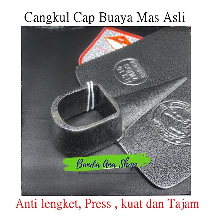 Cangkul baja Cap Buaya Mas Pacul Baja Asli Cap Buaya Mas