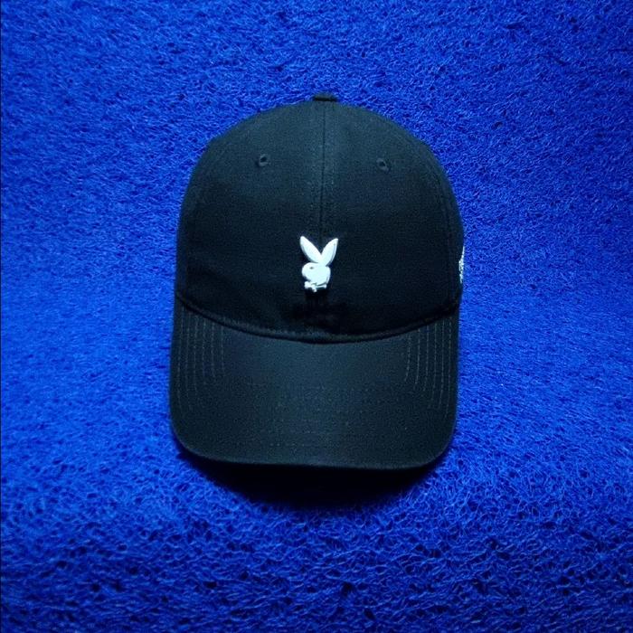 topi playboy casual logo besi