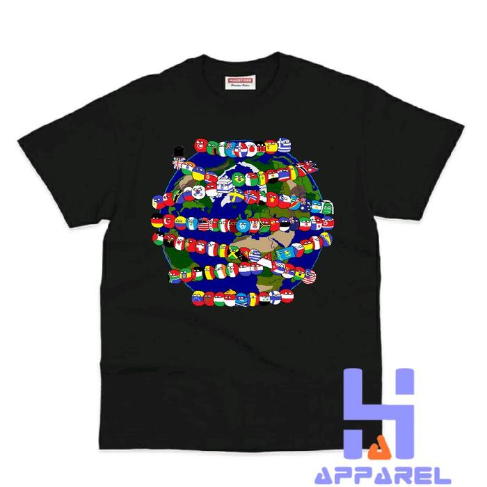 BAJU ANAK KAOS ANAK COUNTRY BALL COUNTRY HUMAN