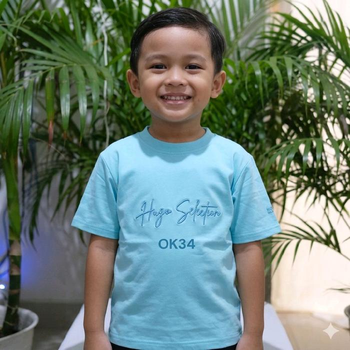 HG Selection Kaos Anak Laki2 Hugo Oblong Katun Spandek Bahan Halus Nyaman Ukuran Lengkap 5-15 Fashio