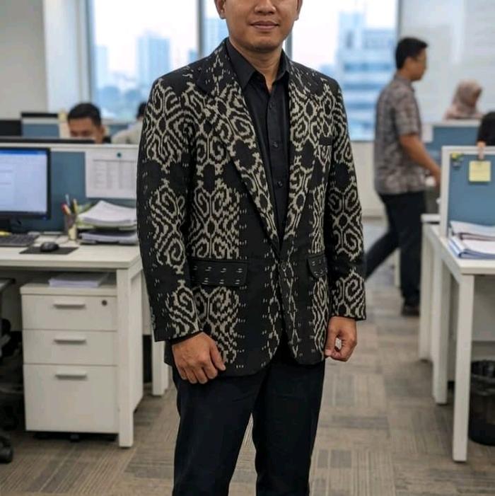 jas tenun Jepara premium cowok