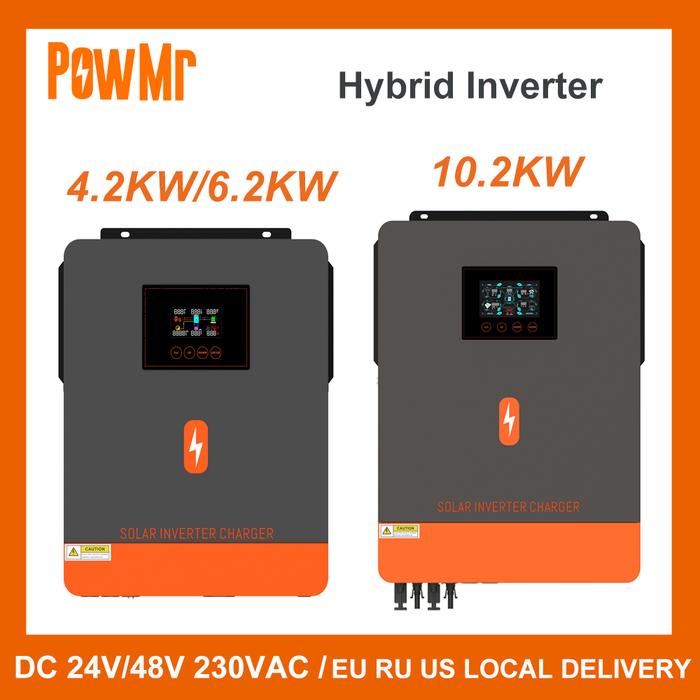 Grid-Tie/Off-Grid All In One Inverter 4.2KW 6.2KW 10.2KW With 120A