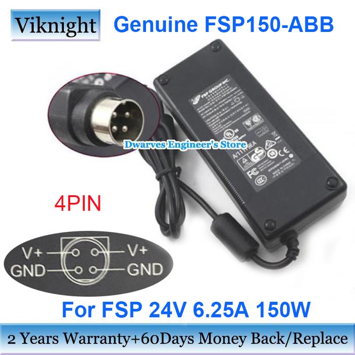 Genuine FSP150-AAAN1 24V 6.25A AC Power Supply Adapter For FSP TARGA
