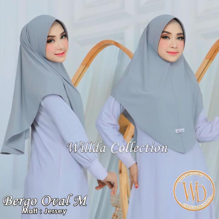 JILBAB WILDA INSTAN MODEL OVAL/HIJAB JERSY PREMIUM MEREK WILDA COLLECTION