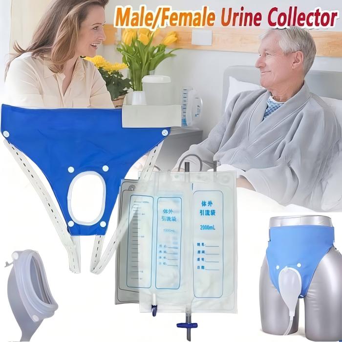 Urinal Bag Kateter Urine Cocok Untuk Pasien Dengan Inkontinensia Urin / Alat Kencing Pipis Bahan Lat