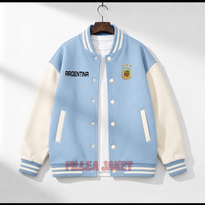 Jacket varsity Baseball Piala dunia Timnas Argentina keren | Jacket varsit Timnas Argentina Unisex s