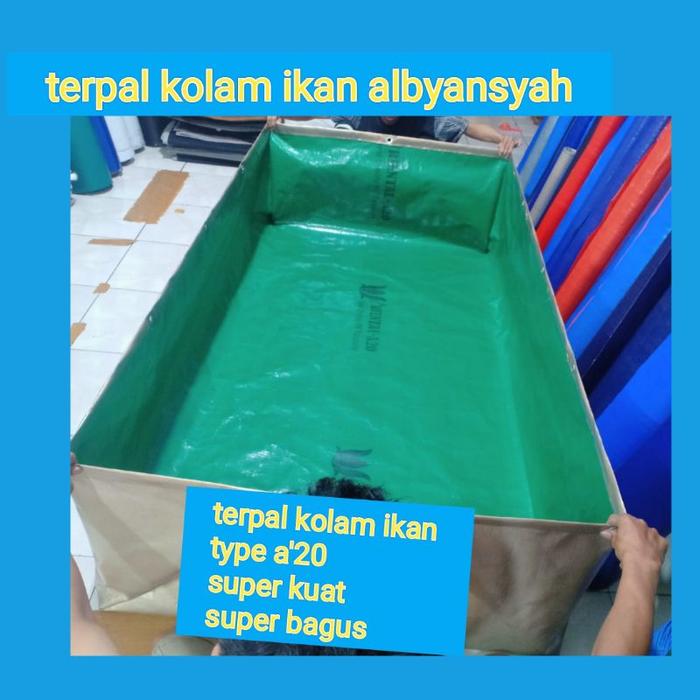 TERPAL KOLAM IKAN 200×100×50 A20 TERPAL KOLAM TERPAL KOTAK TERPALL