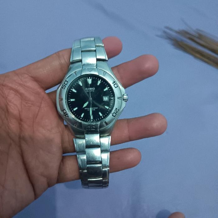 Jam Tangan Vintage 2nd original casio quartz MTD-1044