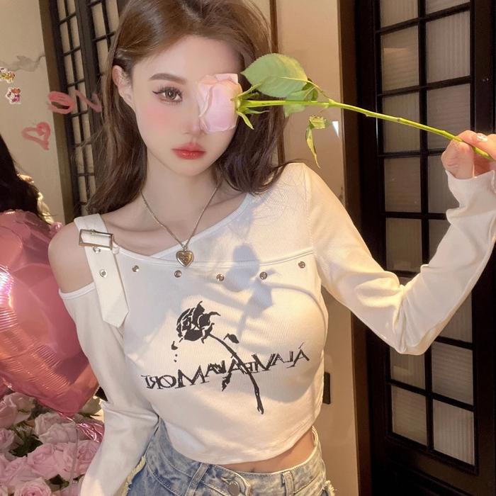 LONGSLEEVE Y2K LONGSLEEVE ATASAN WANITA CROP CROP TOP WANITA LONGSLEEVE RIB KNIT KODE B7