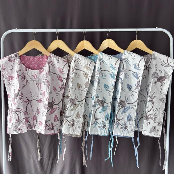 VEST BATIK MOTIF BOLAK BALIK 2 in 1 / OUTER BATIK BOLAK BALIK