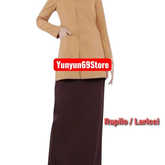 ROK SERAGAM PRAMUKA PEMBINA WANITA BAHAN RAPILO / LARICCI