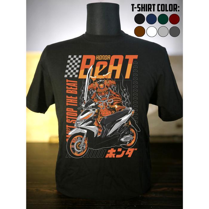 Kaos Motor BEAT CBS Katun Premium - MOT_0007