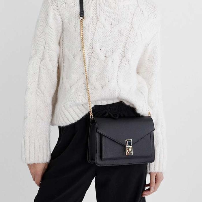 Tas Selempang Wanita STRADIVARIUS Velen Sling Bag PU Leather Elegan Muat HP 7 Inch Adjustable Strap 