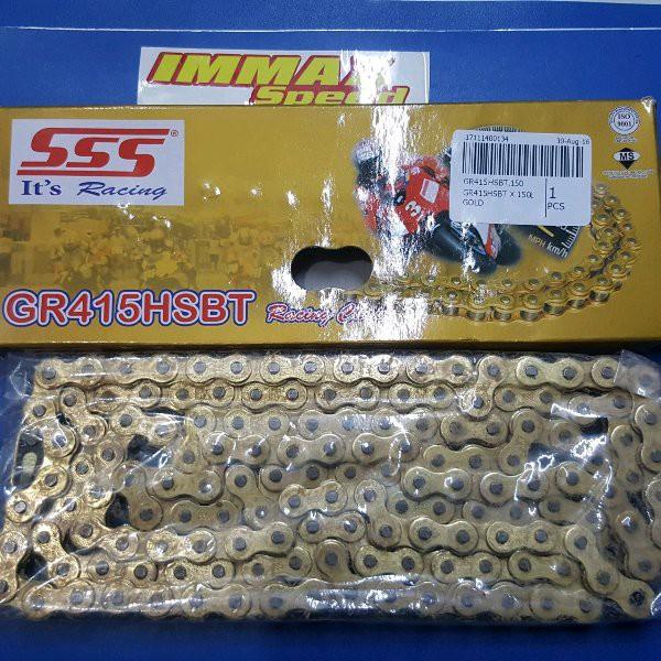 Rantai SSS 415HSBT 150L rante sss racing 415 HSBT 150 L R25 Ninja 250 tipis 250R 250Fi N250 kawasaki