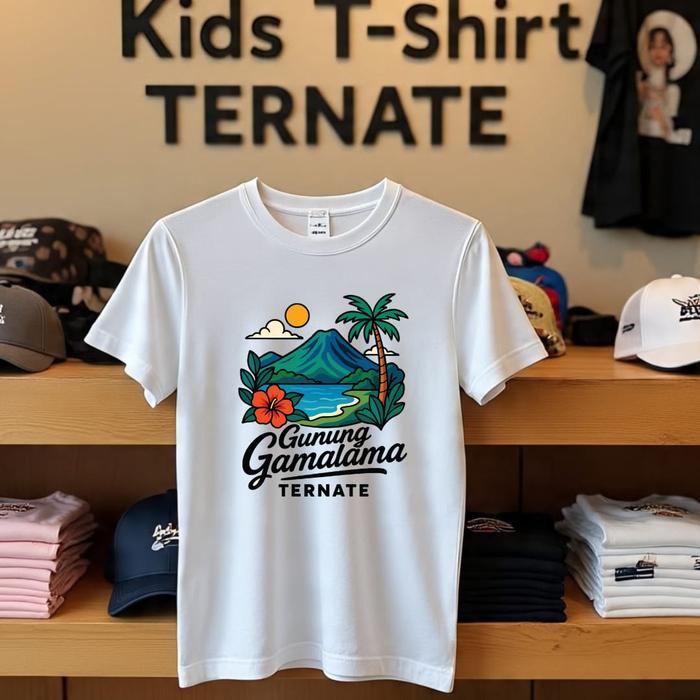 Kaos Oleh-oleh Anak Gunung Gamalama Ternate Destinasi Wisata Alam