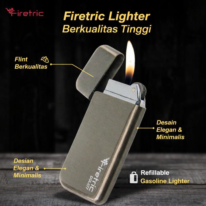 Cahayastore - Korek Api Gas Isi Ulang | Lighter Aluminium | Korek Api Portable