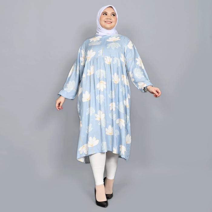 Seffa Midi - Midi Dress Ukuran Jumbo Bahan Katun Rayon