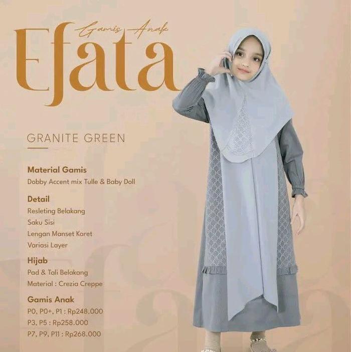 PROMO GAMIS ANAK NIBRAS SIZE P0&P0+