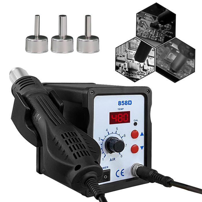 Hot Air Gun 858D BGA Rework Solder Station Blower Hair Dryer