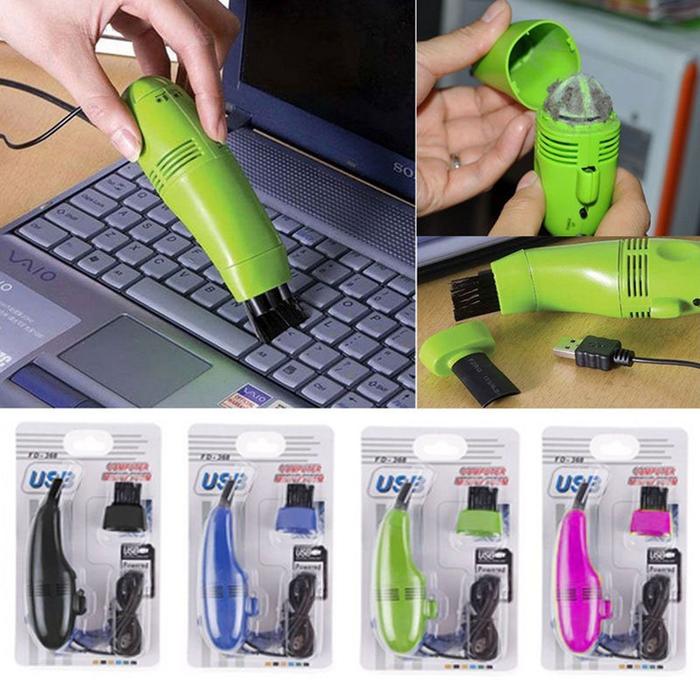 Terlaris, Mini Computer Vacuum USB Keyboard Cleaner PC Laptop Brush