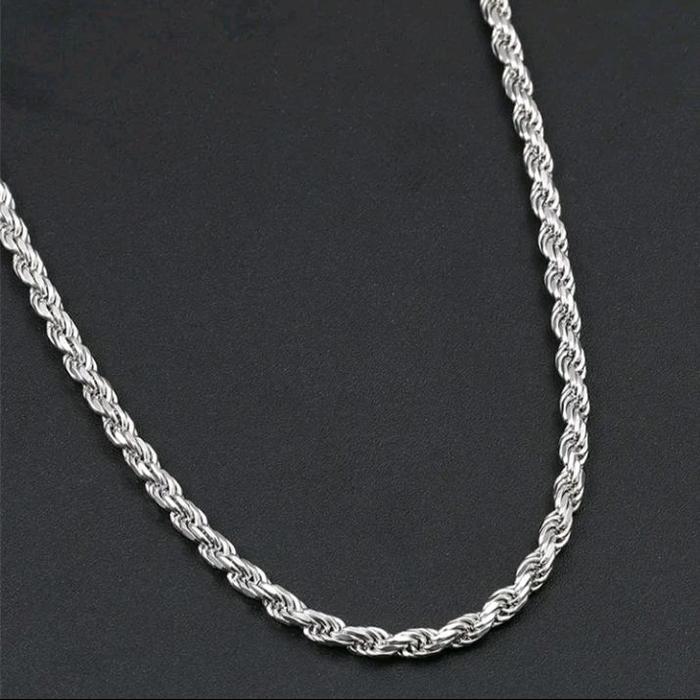 Kalung Titanium Model rantai emas anti karat dan luntur bisa COD untuk pria dan wanita - aksesoris p