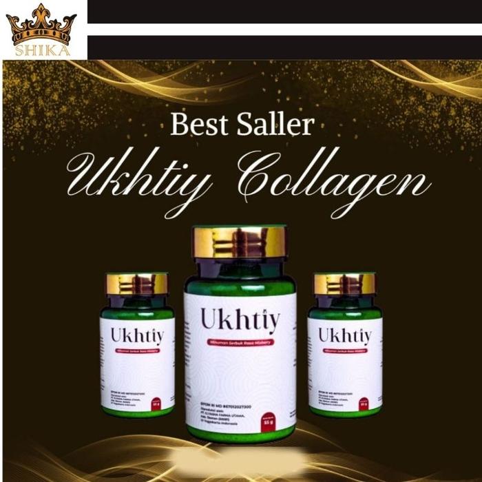 UKHTIY KOLAGEN MINUMAN KECANTIKAN MENCEGAH PENUAAN DINING DAN MENCERAHKAN WAJAH