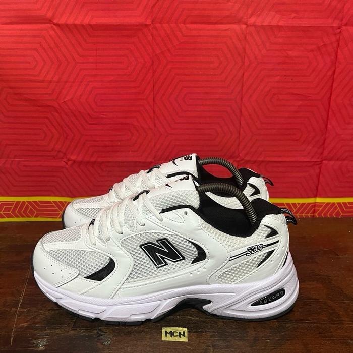 Sepatu second branded new balance 530 white size 41.5