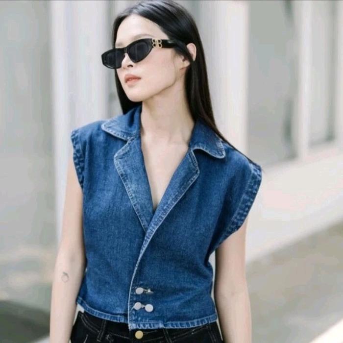 SEITH DENIM VEST - VEST DENIM - VEST JEANS - VEST CEWEK