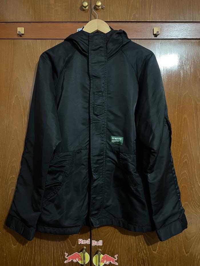 POT MEETS POP Jaket - Ecwcs Nylon Black Fw24 - Jacket