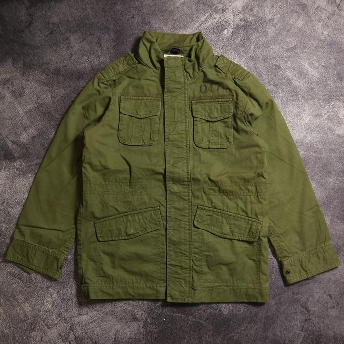 JAKET GAP PARKA ARMY KIDS JACKET AN97 SIZE ANAK 140