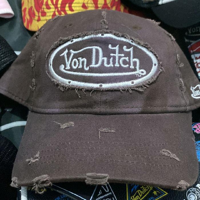 Von Dutch Brown Dad Cap Original
