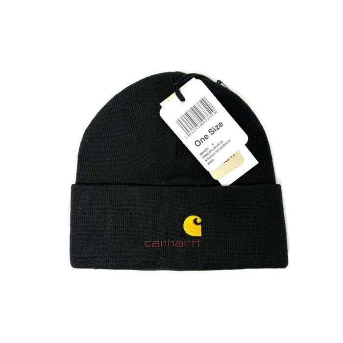 Carhartt WIP American Script Beanie Black - Original 100%