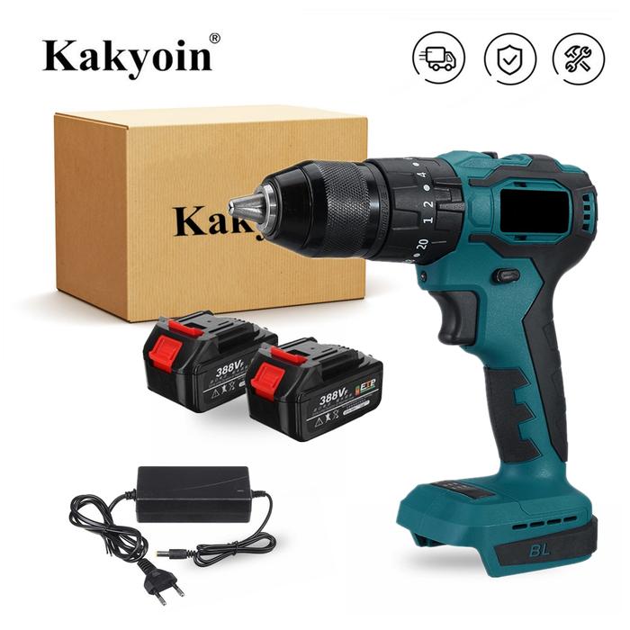 13mm Brushless Electric Drill Cordless Impact Drill Screwdriver Drill